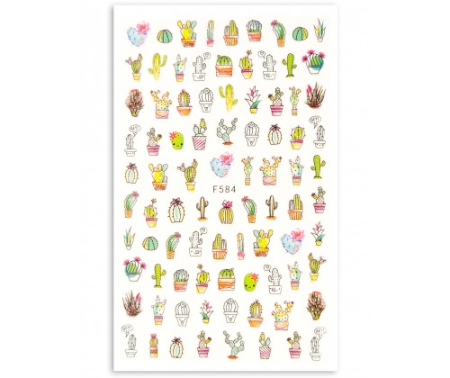 Наклейка для нігтів mART Nail Sticker F584