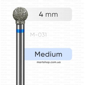 Фреза алмазная mART M-031 "Шарик"