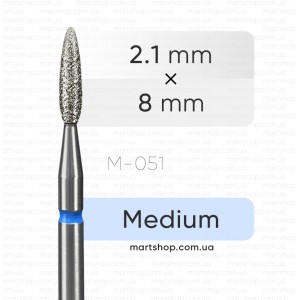 Фреза алмазная mART M-051 "Пламя"