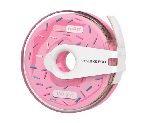 File tape white with clip STALEKS PRO EXPERT papmAm, 180 grit