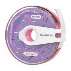 File tape white with clip STALEKS PRO EXPERT papmAm, 240 grit