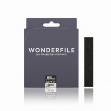 Replacement file strips for files 105x18 Wonderfile in black, 150 g (50 pieces)