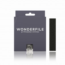 Replacement file strips for files 105x18 Wonderfile in black, 180 g (50 pieces)