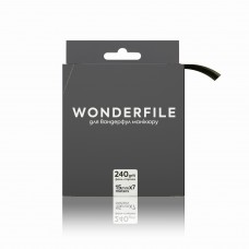 File tape for file 160x18 Wonderfile in black, 240 g (7 meters)