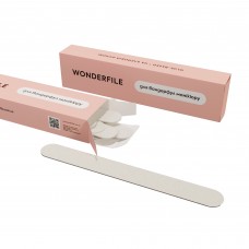 Disposable adhesive files Wonderfile 160x18 mm, 100 gr (50 pcs)