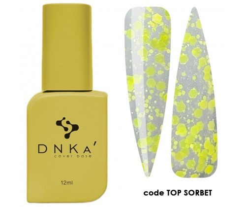 Топ без липкого шару DNKa Sorbet Top, 12 мл