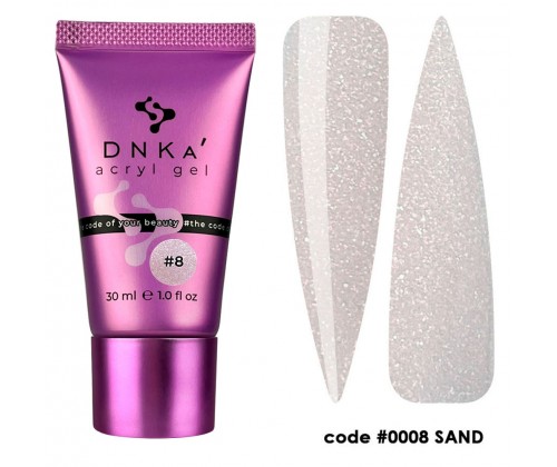 Полігель DNKa Acryl Gel №08 Sand (tube), 30 мл