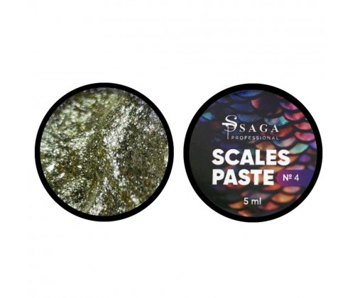 Гель для дизайну Saga Scales paste №04, 5 мл
