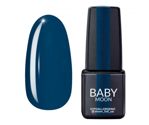Гель-лак Baby Moon Cold Ocean №03 (глибинний морський), 6 мл