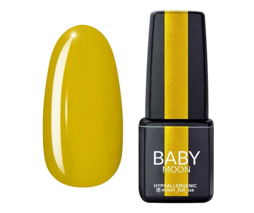 Гель-лак Baby Moon Sunny Solo №02 (гірчичний), 6 мл