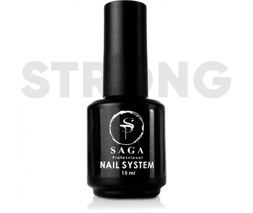 База для гель-лаку SAGA professional Rubber Base STRONG, 15 мл
