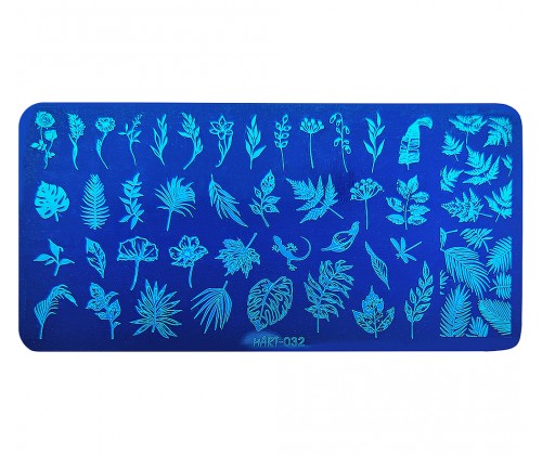 Plate for stamping mART No. 032 (Tropical plants)