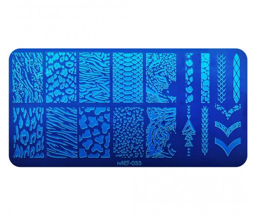 Plate for stamping mART No. 033 (Animal print)
