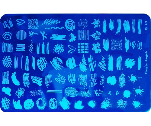 Plate for stamping "mART-105" (Watercolor)