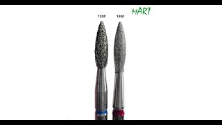 Работа алмазными фрезами mART. Красное и синее Пламя.