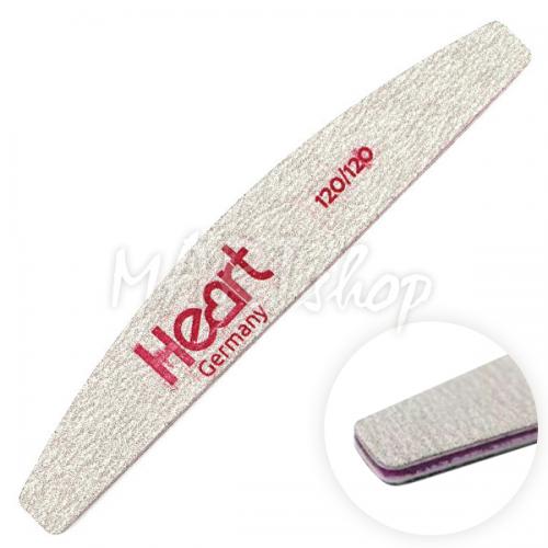Nail file Heart 120/120 Half