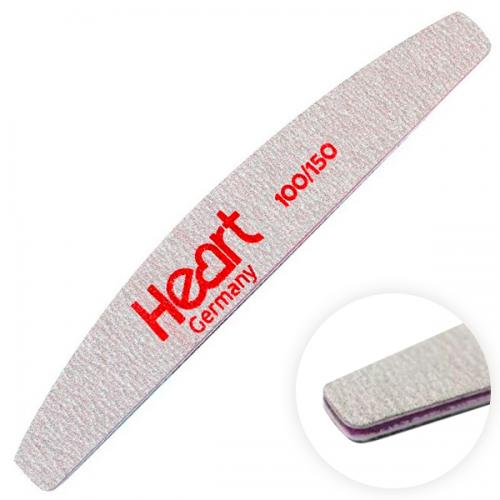 Nail file Heart 100/150 Half