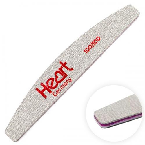 Nail file Heart 100/100 Half