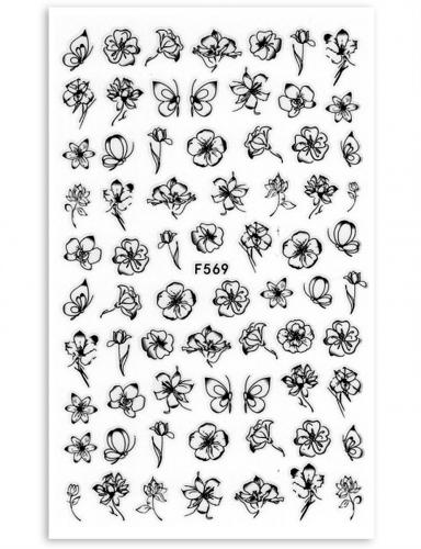 mART Nail Sticker F569
