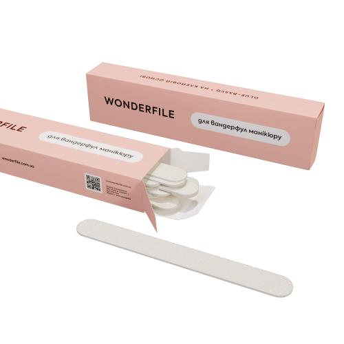 Змінні файли на пінній основі для пилки Wonderfile 130x15 мм, 100 гр (20 шт)