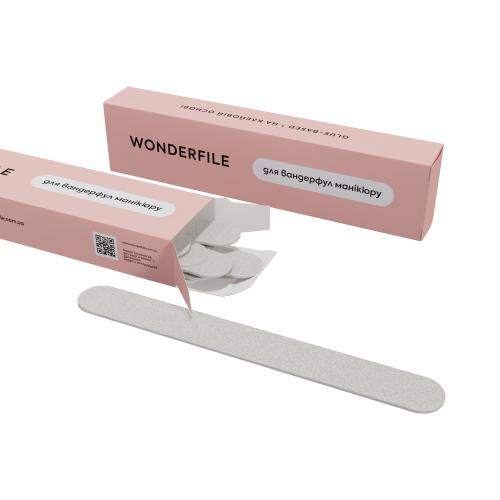 Змінні файли на пінній основі для пилки Wonderfile 160x18 мм, 240 гр (20 шт)