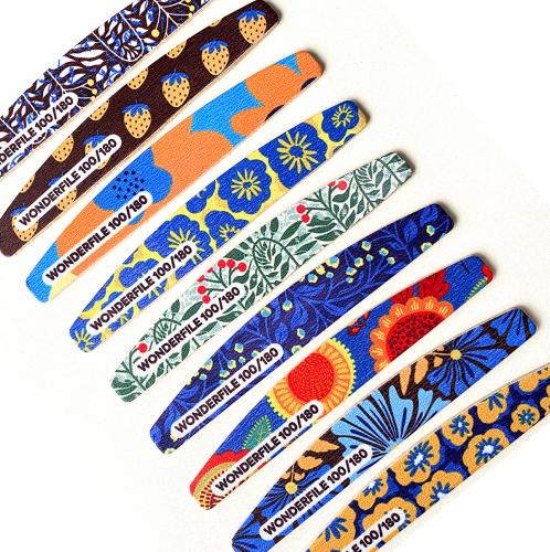 A set of files "Crescent" on a wooden base Wonderfile 100/180 (25pcs)