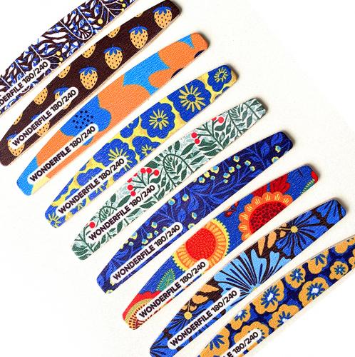 A set of files "Crescent" on a wooden base Wonderfile 180/240 (25pcs)