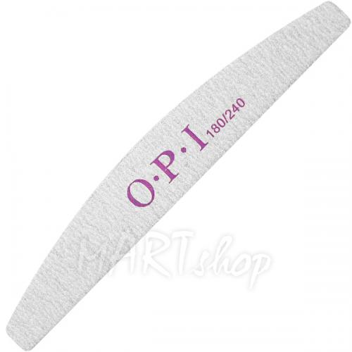 Пилка для нігтів OPI 180/240 грит, півмісяць