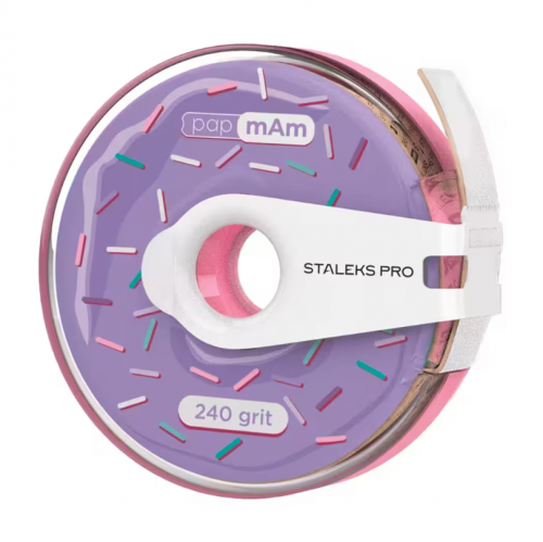 File tape white with clip STALEKS PRO EXPERT papmAm, 240 grit