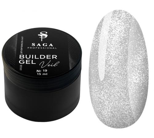 Saga Builder Gel Veil No. 01 Single-Phase Extension Gel, 15 ml 