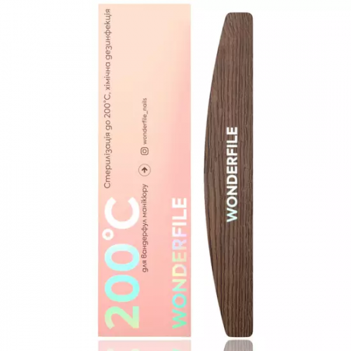 Wooden base Crescent Wonderfile 162x24 mm